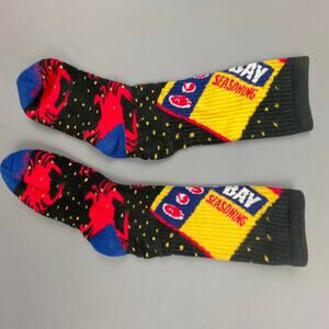 Old Bay Crab Boil Socks Louisiana Cajun Crawfish Seasoning Party Novelty Crew
